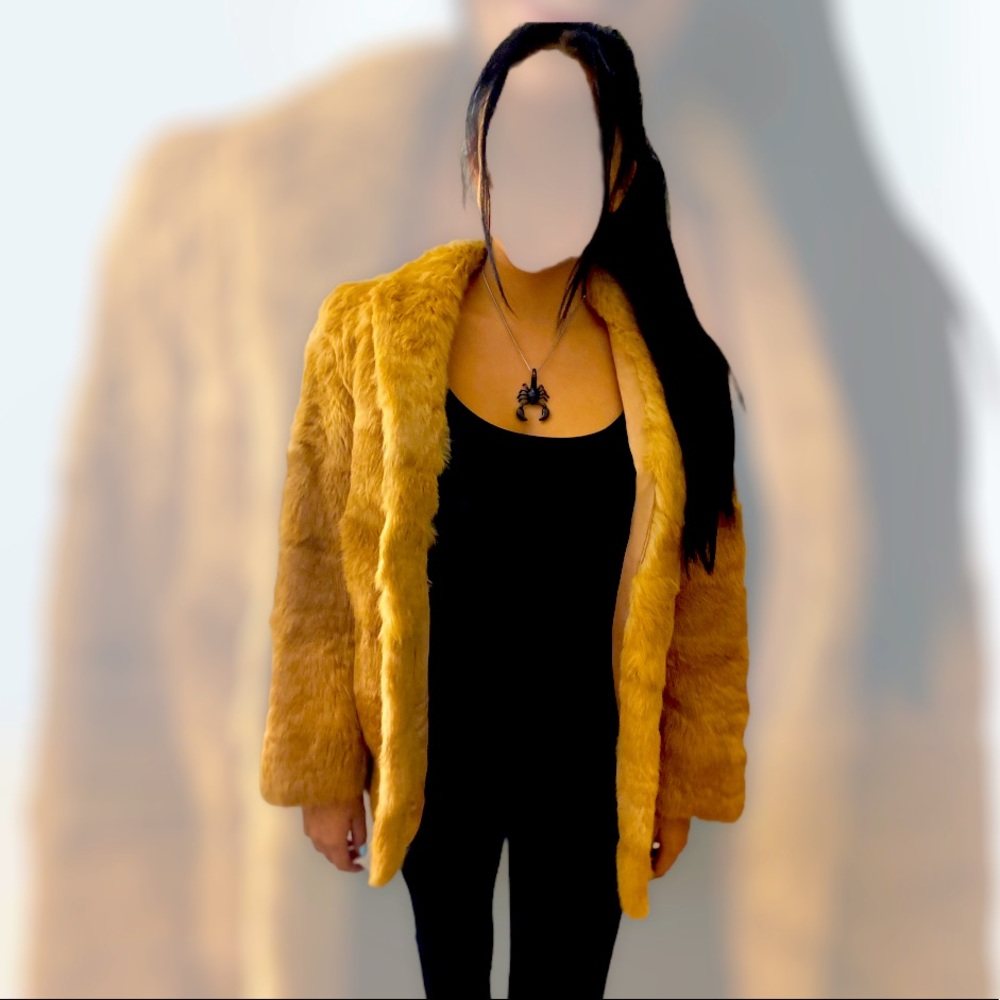 Faux fur jacket